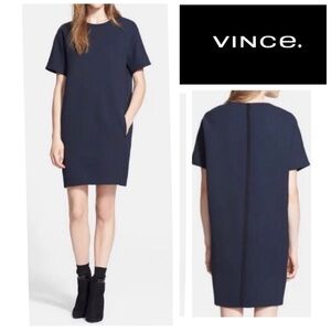 NWT VINCE  Contrast Stripe Dress.